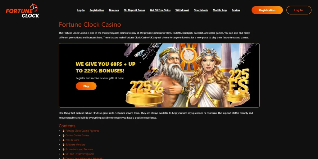 Fortune Clock Casino